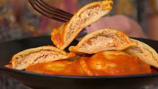 NY Ravioli \u0026 Pasta Co. 36 pc Lobster Scallop \u0026 Shrimp Ravioli on QVC