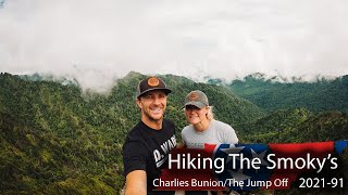 Hiking The Smoky Mountains - Charlies Bunion and The Jump Off Via The Appalachian Trail || 2021-91