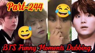 BTS Funny Moments Dubbing In Hindi 😂 (Part-244)