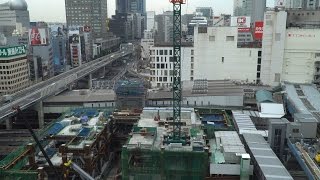 渋谷駅街区再開発工事進捗状況 Shibuya Station Redevelopment （2017年3月4日）