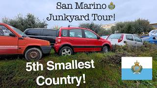 Junkyard Tour in San Marino! 🇸🇲 The Worlds 5th Smallest Nation!