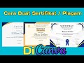 Cara Membuat Sertifikat di Canva Gratis | Cara Buat Sertifikat Webinar di HP