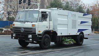 Customized Dongfeng 12CBM road sweeper truck for Africa at best price