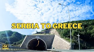 Driving from  Serbia to Greece 2023 with Borders Crossing  4K