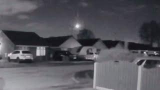 Fireball! Doorbell Camera Captures Meteor Exploding in the Sky