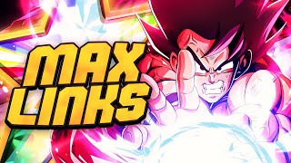 (Dokkan Battle) 100% MAX LINKS EZA LR STR KAIOKEN GOKU COMPLETE OVERVIEW AND SHOWCASE!