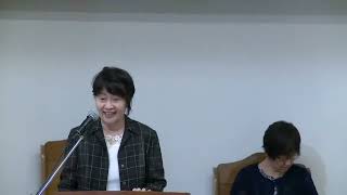 SDA大岡山キリスト教会 2024/ 6/15礼拝　佐野 郷子　長老「主にある喜び」(聖書朗読:第一テサロニケ5章16〜18節)(瞑想の言葉：キリストの実物教訓p391)