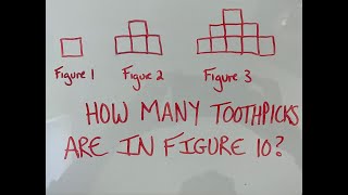 Brainteaser: Toothpick Pattern Problem