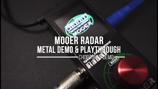 Mooer Radar | Metal Demo \u0026 Playthrough