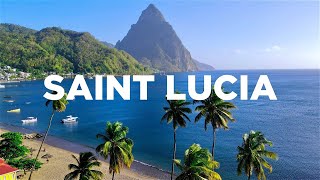 SAINT LUCIA - Most beautiful island in the world? - TRAVEL GUIDE to ALL top sights in 4K