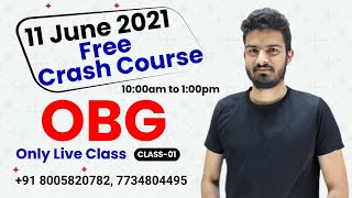 OBG Crash Course |CHO | NORCET | ESIC | Nursing Classes By Roshan Sir | Wisdom Nursing Classes Sikar