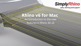 Rhino v6 for Mac | An Introduction to the new features in Rhino3d v6 for Mac.