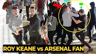 Footage goes VIRAL shows legend Roy Keane ALTERCATION with Arsenal fan | Man Utd News