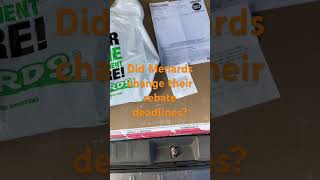 Menards Rebate change: One year to mail it in? Nice! #menards #homeownertips #diy #budget