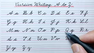 Cursive writing a to z | Cursive writing abcd | Cursive handwriting abcd | Cursive letter abcd