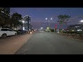 gachibowli financial district drive view hyderabad