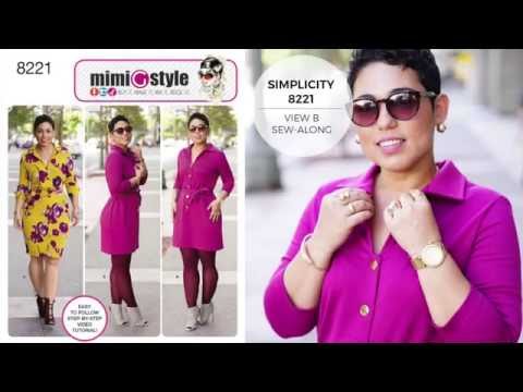 How to Sew a Shirt Dress with Mimi G Simplicity Pattern 8221 How to Sew a Shirt Dress with Mimi G Simplicity Pattern 8221