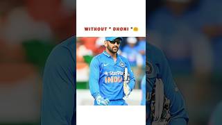 World cup without dhoni🥲😔 World Cup 2023 🏏 #shorts #msdhoni #viral