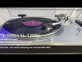 which sounds better the technics sl 1210 mk2 or the mighty sl 1200g audio comparison video