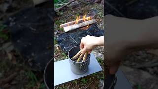 シンプルで美味しいキャンプ飯 #bushcraft #camp #キャンプ #shots #キャンプ飯 #ジムニーキャンプ