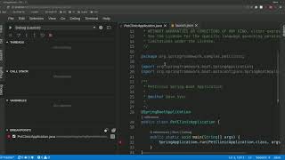 VS Code Java Debug Extension in Theia