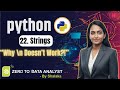 🔥 Python Strings Tutorial | Escape Characters (\n, \t), Concatenation & len() Function Explained