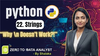 🔥 Python Strings Tutorial | Escape Characters (\n, \t), Concatenation & len() Function Explained