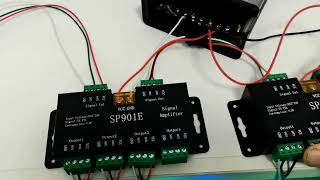 SP901E Controller ETC SPI Signal Amplifier with LED Strip Lights - Smart Bright LEDs