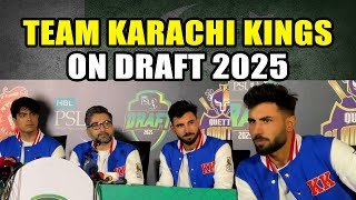 Karachi King’s member statement after the team players selection in the Karachi Kings