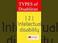 types of disabilities types disabilities physical disabilities disability handicap 😌