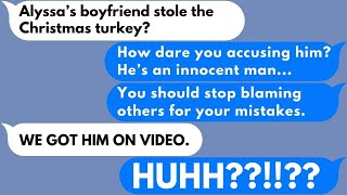 【Army APPLE】Sister's Boyfriend Steals Christmas Turkey, Caught on Camera