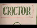 🐍Crictor by Tomi Ungerer, A Children’s Story, Read Aloud