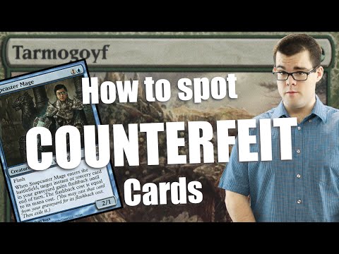 How to Spot Counterfeit Cards! How to Spot Counterfeit Cards!