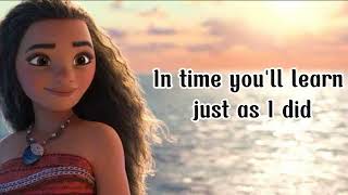 Moana - Where You Are (Lyrics) From Moana Disney Movie