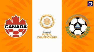 CanMNT Futsal 🇨🇦 vs. Nicaragua 🇳🇮 | 2024 Concacaf Futsal Championship