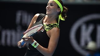 Madison Keys v Yaroslava Shvedova highlights (2R) | Australian Open 2016