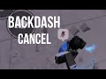 How To Do BACKDASH CANCEL TECH In The Strongest Battlegrounds....