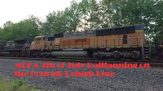 July 4th, 2023-Best Railfanning Day on the #Lehigh Line- Rare #Ferromex \u0026 #WFRX power