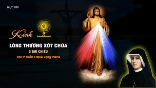 Giờ Đọc Kinh Lòng Thương xót Chúa Chiều Thứ 2 tuần I Mùa Vọng 2024