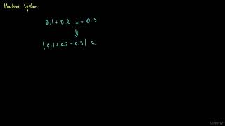 4 Machine Epsilon