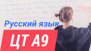 ЦТ А9. НЕ с разными частями речи