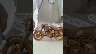 ROYAL ENFIELD BULLET 350  || A wooden bike moda l|