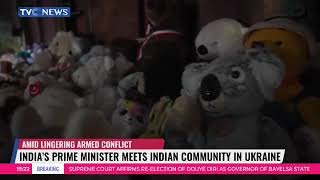 India's PM Meets Indian Community In Ukraine Amid Lingering Armed Conflict