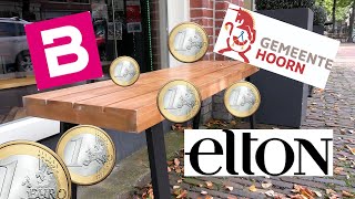 Ondernemers perplex voor innen precariobelasting bankjes.