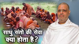 साधु संतों की सेवा करने से क्या होता है? श्री युगल शरण जी महाराज | Sadhna TV