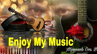 Super art in - Enjoy listening to powerful music, /Created by -Mounesh Om.B(Most powerful music)