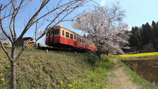 【4K】小湊鐵道無人駅飯給駅 撮って出し