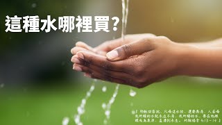 每日親近主 115| 這種水哪裡買? (約翰福音4:1~42)