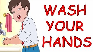 Wash Your Hands | Animated Nursery Rhyme in English