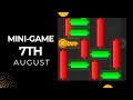 7th August Hamster Kombat Mini-game 🐹 Puzzle solved!